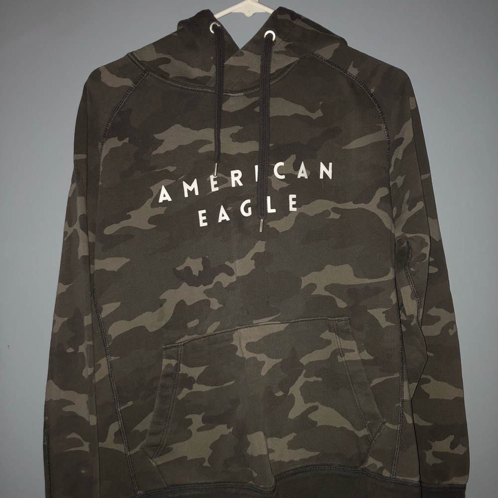 Men’s American Eagle Camoflauge Pullover Hoodie